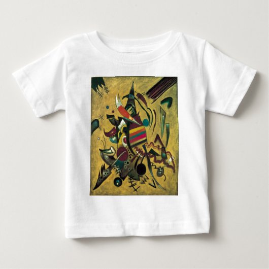 Kandinsky Points Abstrakte Leinwand Malerei Baby T-shirt (Vorderseite)