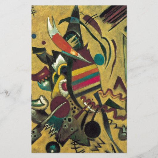 Kandinsky Points Abstrakte Leinwand Malerei Briefpapier (Vorderseite)