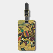 Kandinsky Points Abstrakte Leinwand Malerei Gepäckanhänger (Vorderseite vertikal)