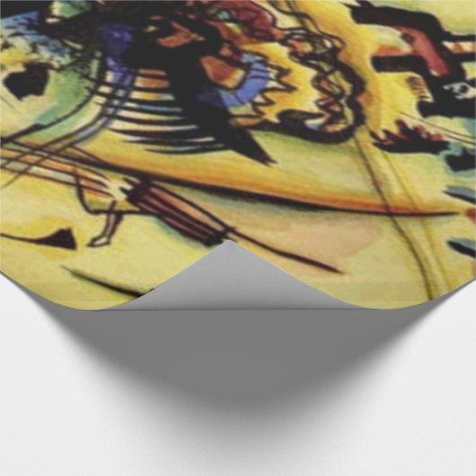 Kandinsky Points Abstrakte Leinwand Malerei Geschenkpapier (Ecke)