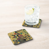 Kandinsky Points Abstrakte Leinwand Malerei Getränkeuntersetzer (Rechte Seite)