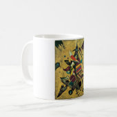 Kandinsky Points Abstrakte Leinwand Malerei Kaffeetasse (Vorderseite Links)