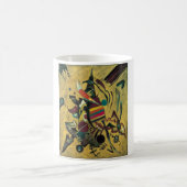 Kandinsky Points Abstrakte Leinwand Malerei Kaffeetasse (Mittel)