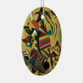 Kandinsky Points Abstrakte Leinwand Malerei Keramikornament (Rechts)