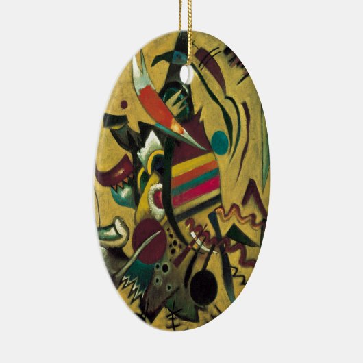 Kandinsky Points Abstrakte Leinwand Malerei Keramikornament (Rechts)