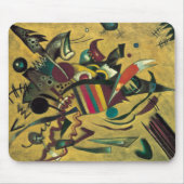 Kandinsky Points Abstrakte Leinwand Malerei Mousepad (Vorne)
