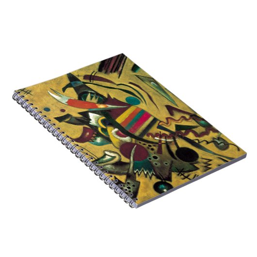 Kandinsky Points Abstrakte Leinwand Malerei Notizblock (Rechte Seite)