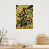 Kandinsky Points Abstrakte Leinwand Malerei Poster (Küche)
