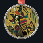 Kandinsky Points Abstrakte Leinwand Malerei Silbernes Ornament<br><div class="desc">Zeitgenössischer Kunstmeister Wassily Kandinskys Abstraktes Kunstwerk - Moderne Maler und Künstler</div>