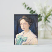 Kandinsky - Portrait von Gabriele Munter Postkarte (Stehend Vorderseite)