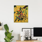 Kandinsky - Punkte, abstrakte Kunst Poster (Heimbüro)