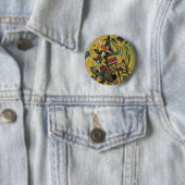 Kandinsky-Punkte abstraktes geometrisches Kunstwer Button (Beispiel)