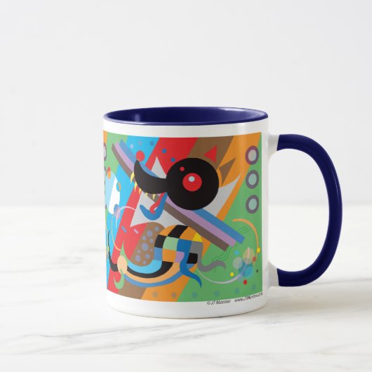 Kandinsky-Puppy-Tasse Tasse (Rechts)