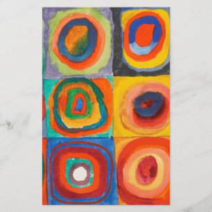 Kandinsky-Quadrate Briefpapier