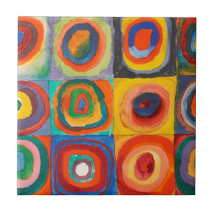 Kandinsky-Quadrate Fliese