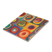 Kandinsky-Quadrate Fliese (Seite)