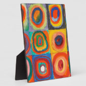 Kandinsky-Quadrate Fotoplatte (Seite)