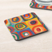 Kandinsky-Quadrate Getränkeuntersetzer (Linke Seite)