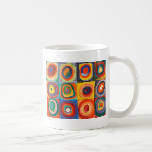 Kandinsky-Quadrate Kaffeetasse (Rechts)
