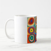 Kandinsky-Quadrate Kaffeetasse (Links)