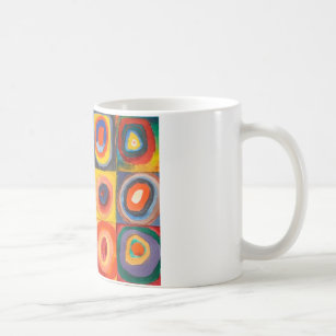 Kandinsky-Quadrate Kaffeetasse