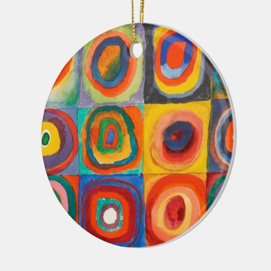 Kandinsky-Quadrate Keramikornament (Links)
