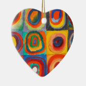Kandinsky-Quadrate Keramikornament (Rechts)