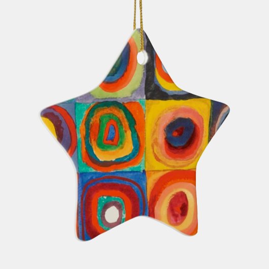 Kandinsky-Quadrate Keramikornament (Rechts)