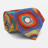 Kandinsky-Quadrate Krawatte (Gerollt)