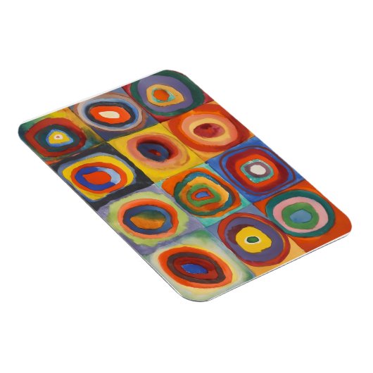 Kandinsky-Quadrate Magnet (Rechte Seite)