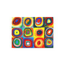 KANDINSKY - Quadrate mit konzentrischen Kreisen (1