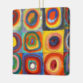 Kandinsky - Quadrate mit konzentrischen Kreisen Keramikornament (Links)