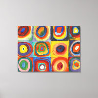 Kandinsky - Quadrate mit konzentrischen Kreisen