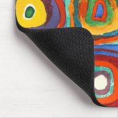 Kandinsky - Quadrate mit konzentrischen Kreisen Mousepad (Ecke)