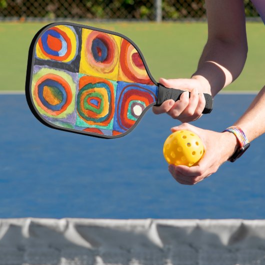 Kandinsky - Quadrate mit konzentrischen Kreisen Pickleball Schläger (InSitu)