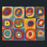 Kandinsky - Quadrate mit konzentrischen Kreisen Puzzle<br><div class="desc">Plätze mit konzentrischen Kreisen,  beliebtes Gemälde von Wassily Kandinsky</div>