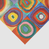 Kandinsky - Quadrate mit konzentrischen Kreisen Seidenpapier (Ausschnitt)