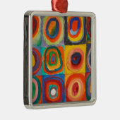 Kandinsky-Quadrate Ornament Aus Metall (Rechts)