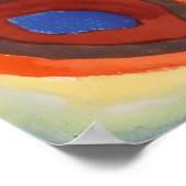 Kandinsky-Quadrate Poster (Ecke)