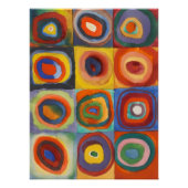 Kandinsky-Quadrate Poster (Vorderseite)
