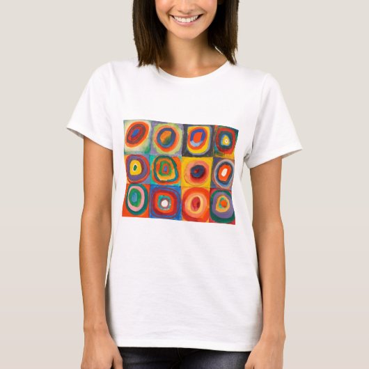 Kandinsky-Quadrate T-Shirt (Vorderseite)