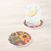 Kandinsky-Quadrate Untersetzer (Seite)