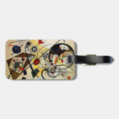 Kandinsky - Querlinie Gepäckanhänger (Rückseite horizontal)