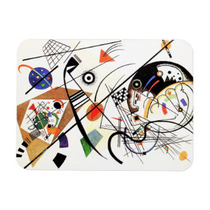 Kandinsky Querlinie Magnet