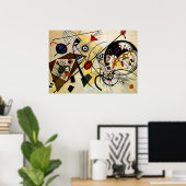Kandinsky - Querlinie Poster (Heimbüro)