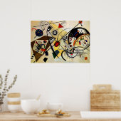 Kandinsky - Querlinie Poster (Küche)
