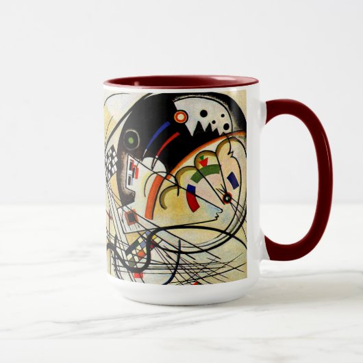Kandinsky - Querlinie Tasse (Rechts)