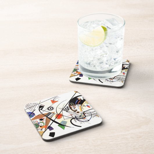 Kandinsky Querlinie Untersetzer (Rechte Seite)