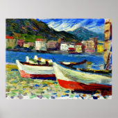 Kandinsky - Rapallo Boats Poster (Vorne)