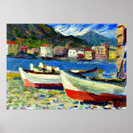 Kandinsky - Rapallo Boats Poster